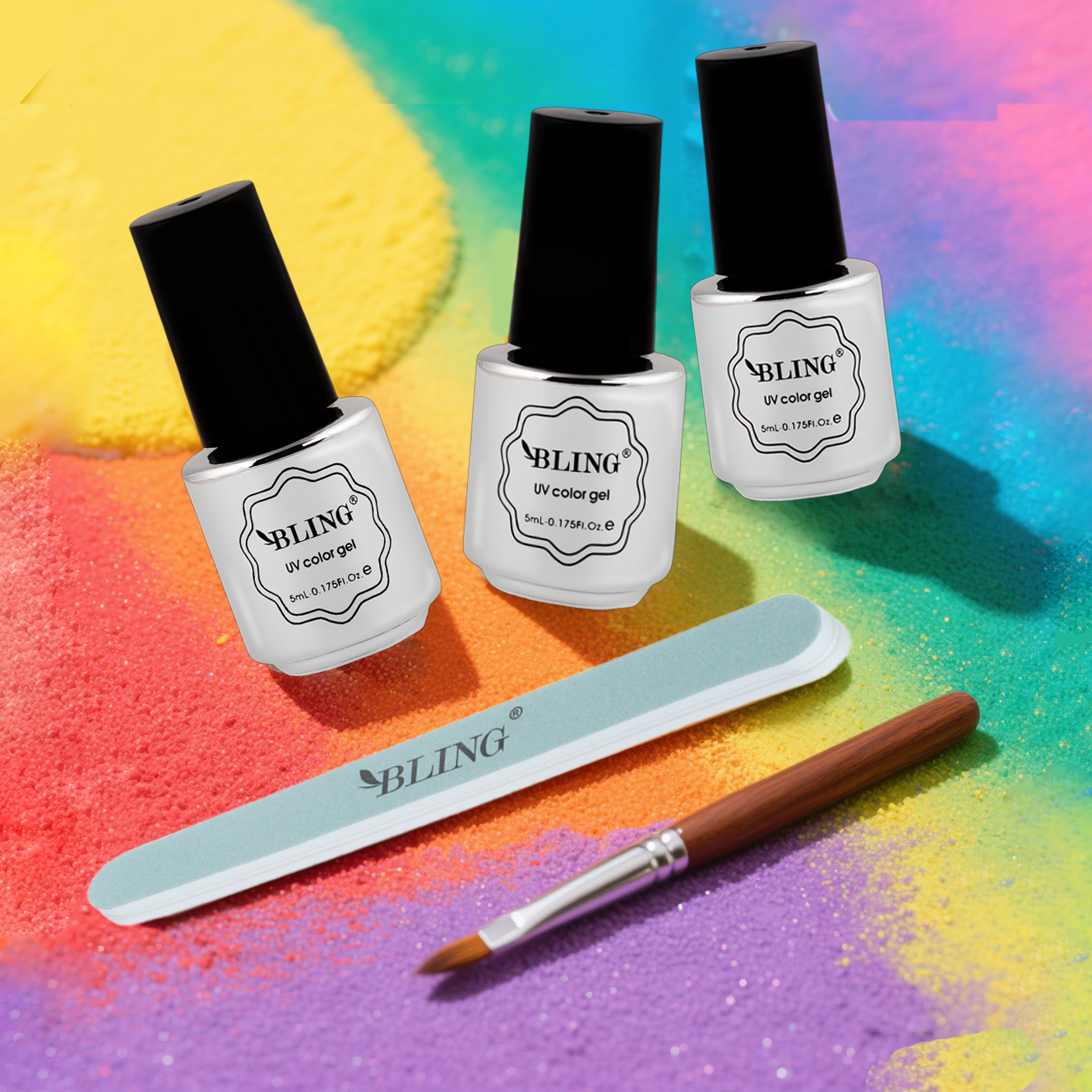 Bling | 108-Color Mega Collection Professional Gel Nail Polish Kit | Chip-Resistant, High Gloss, Salon Quality | Vegan, Cruelty-Free, & 10-Free Formula (EU Compliant)