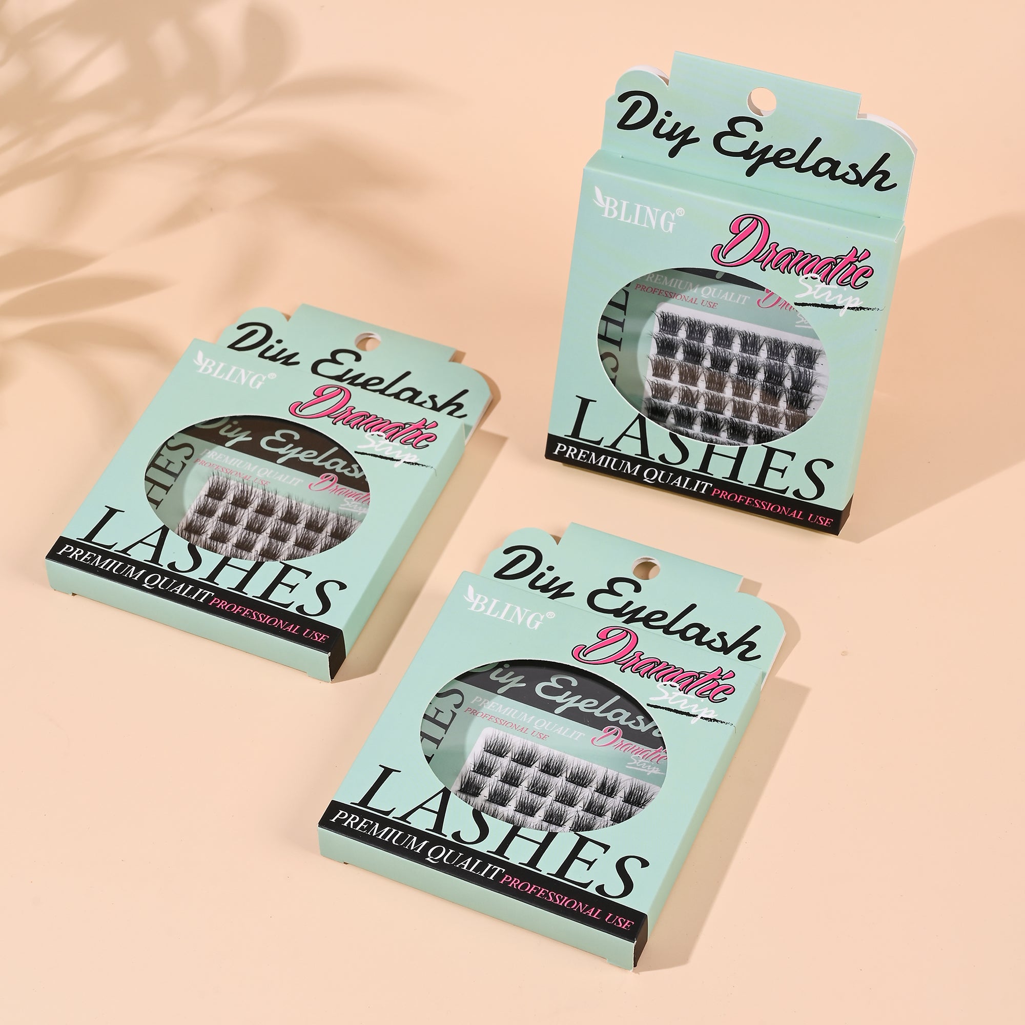 BLING Dramatic DIY Eyelash Extensions | Segmented Cluster Lashes for High Volume & Customized Strip Look