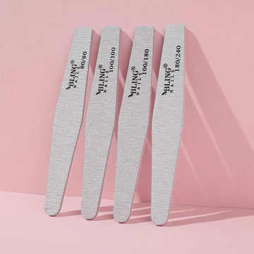 BLING Professional Straight/Diamond Nail File Set | Dual-Grit Files for Aggressive Shaping & Edge Precision