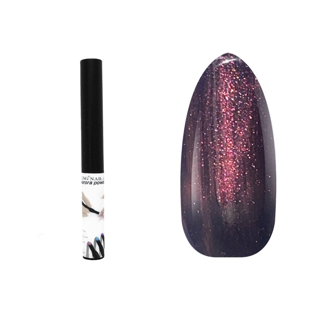 BLING Aurora Powder Pyłek do paznokci z aplikatorem 5